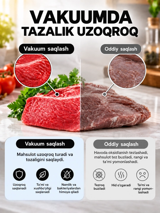 Вакууматор для продуктов, вакуумный упаковщик 6 в 1, вакуумные пакеты