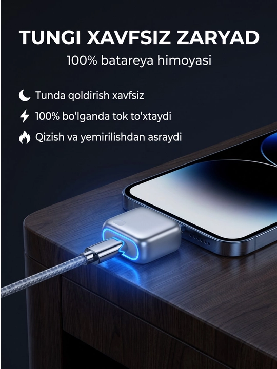 KH-51 Aqlli avtomatik-uzgich adapter (140W) — To'liq quvvatlanganda avtomatik-o'chirish