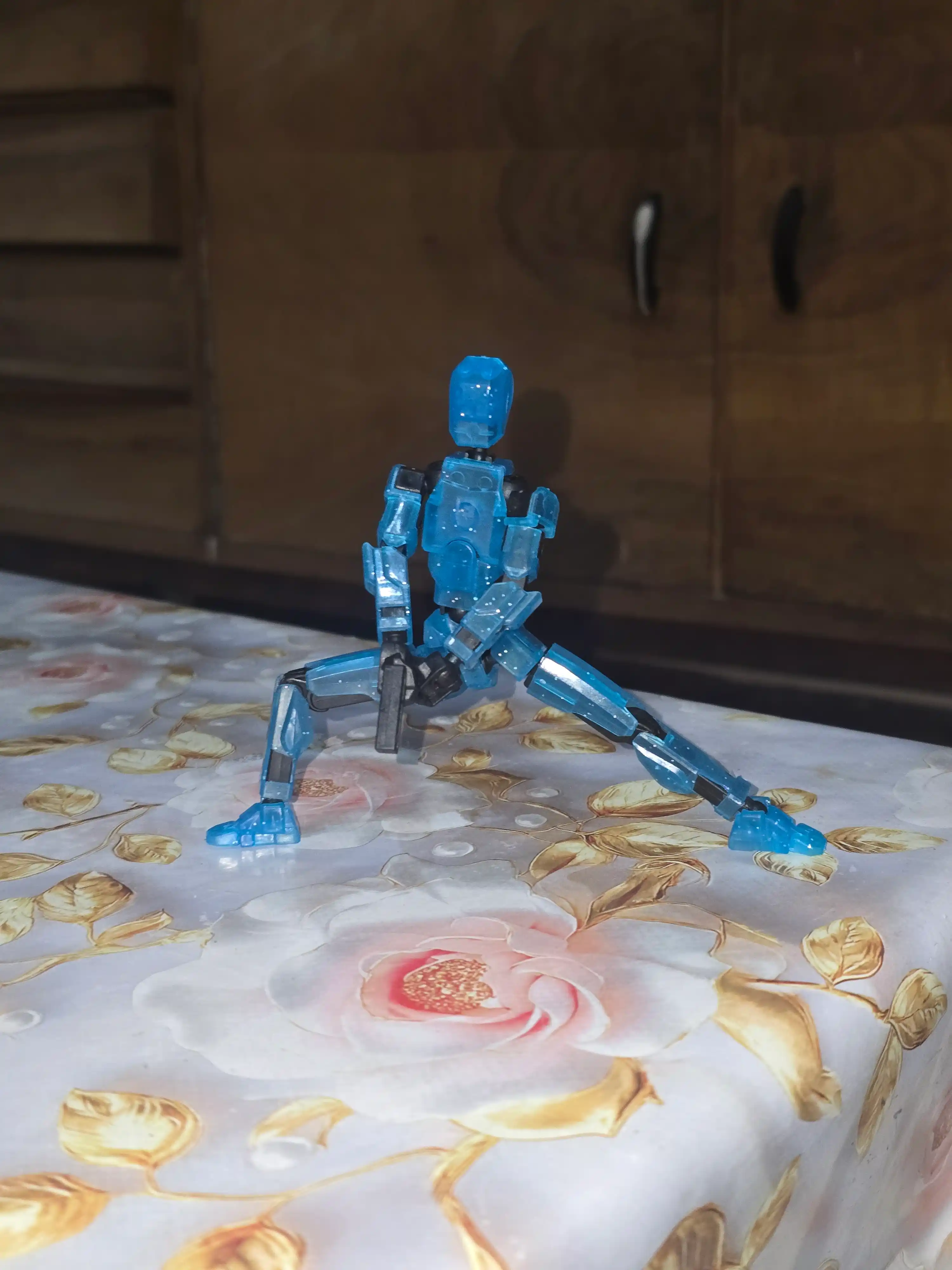 DUMMY robot figurasi 13, 13 sm, 3D qismlardan yig‘ilgan, harakatchan bo‘g‘imlar, magnitsiz