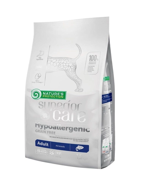 Сухой корм Nature's Protection  Hypoallergenic Grain Free Adult All Breeds для собак 1,5 кг - 