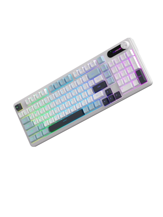 Geymerlar uchun FURYCUBE IP98 RGB membranali klaviatura, kompyuter va noutbuk uchun