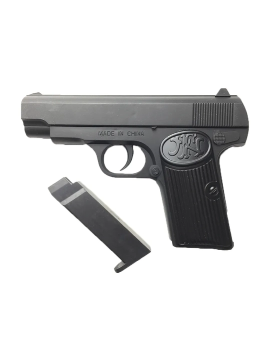 Shooter M17 metall o‘yinchoq pistolet, magazinli, 6 mm BB, qora - 