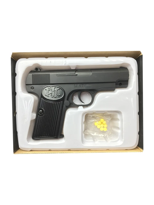 Shooter M17 metall o‘yinchoq pistolet, magazinli, 6 mm BB, qora