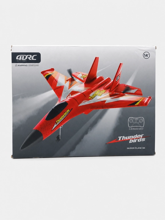 Радиоуправляемый самолёт-планер 4DRC Thunderbirds G6, 2.4G, 14+
