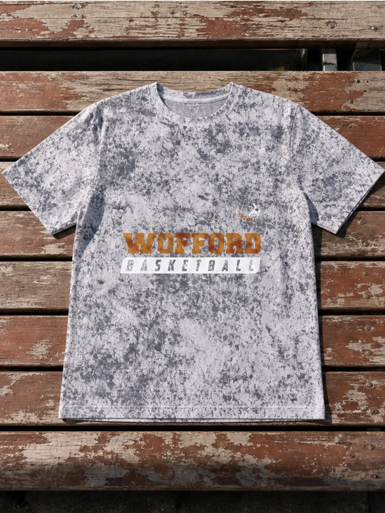 Мужская хлопковая футболка оверсайз с принтом Wofford Basketball, короткий рукав