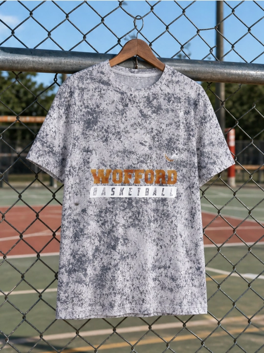 Мужская хлопковая футболка оверсайз с принтом Wofford Basketball, короткий рукав
