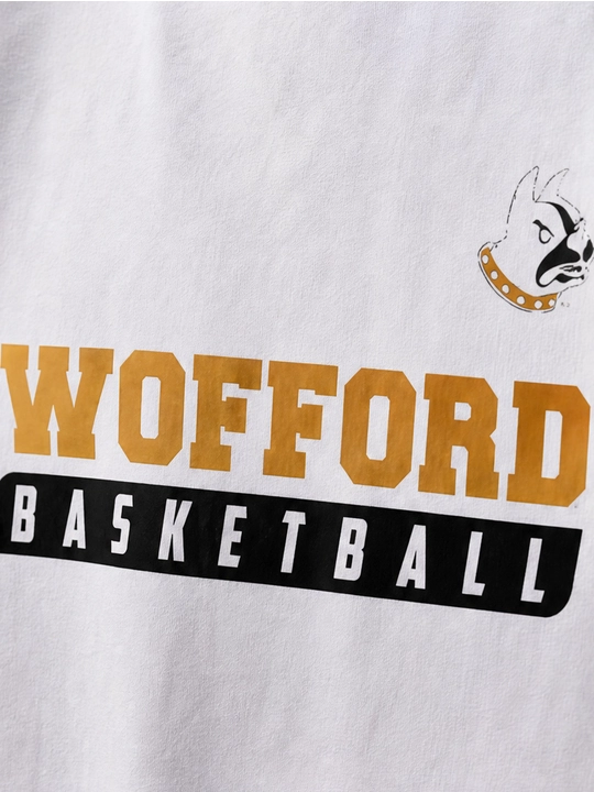Мужская хлопковая футболка оверсайз с принтом Wofford Basketball, короткий рукав