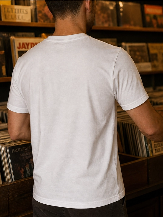 Erkaklar uchun Greta Van Fleet printli paxta oversayz futbolka, qisqa yengli