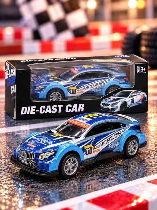 Машинка игрушечная Die-Cast, гоночная модель автомобиля, 3+ гоночный автомобиль игрушка - 