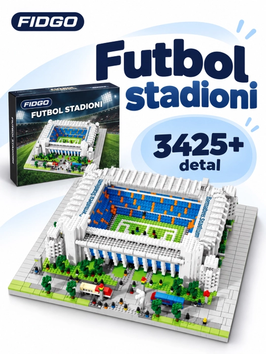 FIDGO futbol stadioni konstruktori, Camp Nou va Bernabeu modellari - 