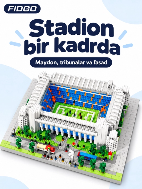 FIDGO futbol stadioni konstruktori, Camp Nou va Bernabeu modellari