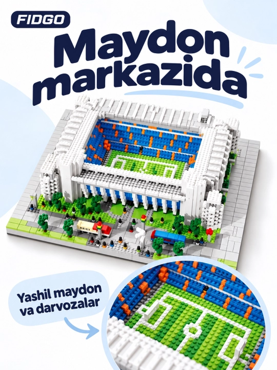 FIDGO futbol stadioni konstruktori, Camp Nou va Bernabeu modellari