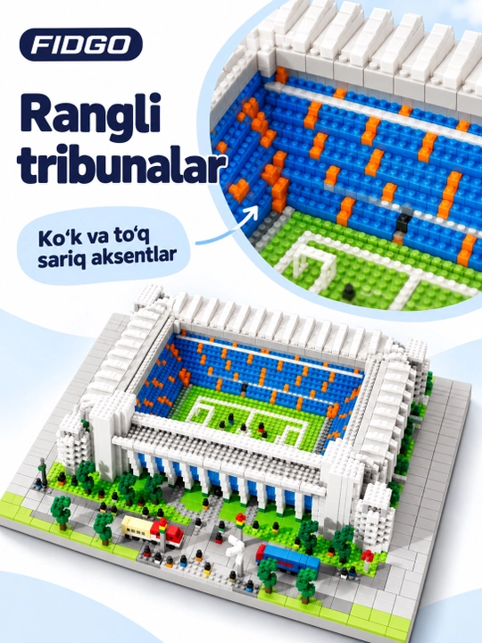 FIDGO futbol stadioni konstruktori, Camp Nou va Bernabeu modellari