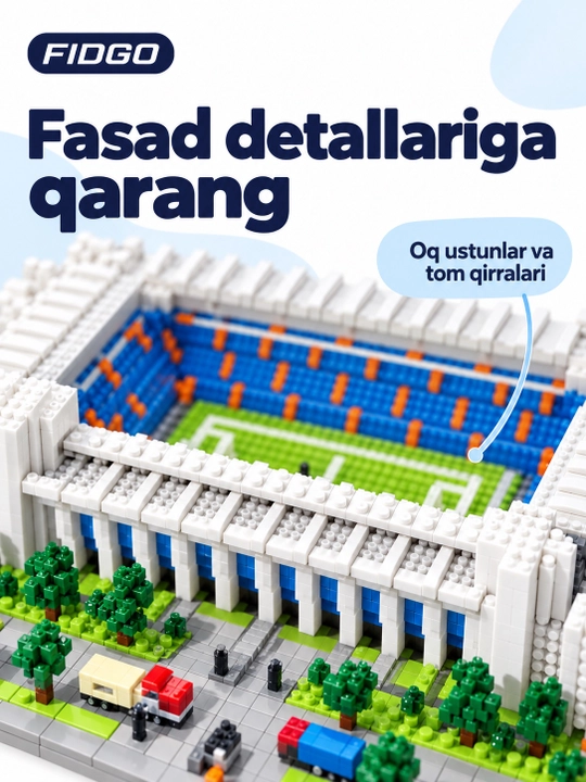 FIDGO futbol stadioni konstruktori, Camp Nou va Bernabeu modellari