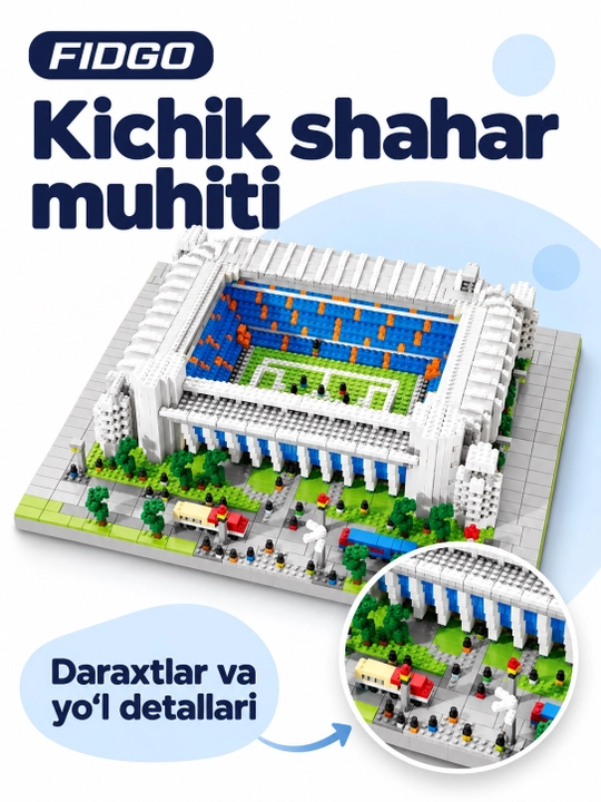 FIDGO futbol stadioni konstruktori, Camp Nou va Bernabeu modellari