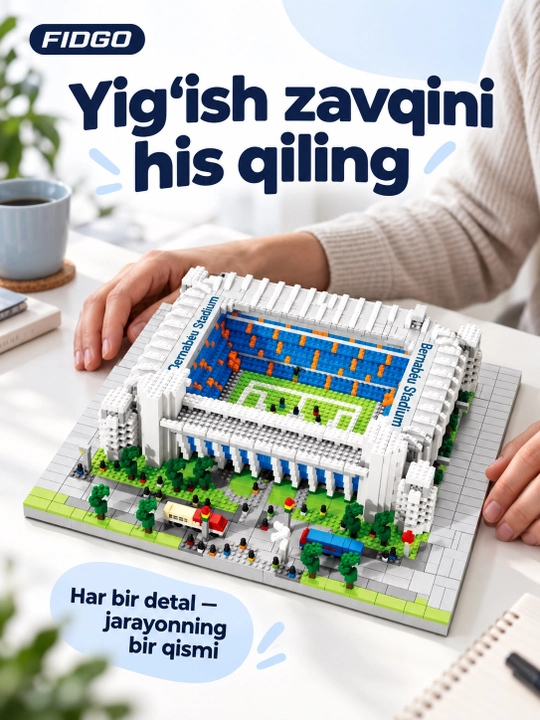 FIDGO futbol stadioni konstruktori, Camp Nou va Bernabeu modellari
