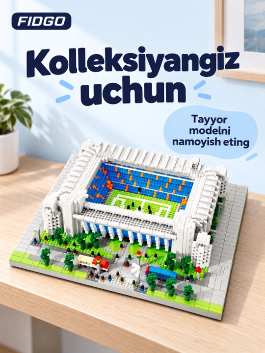 FIDGO futbol stadioni konstruktori, Camp Nou va Bernabeu modellari