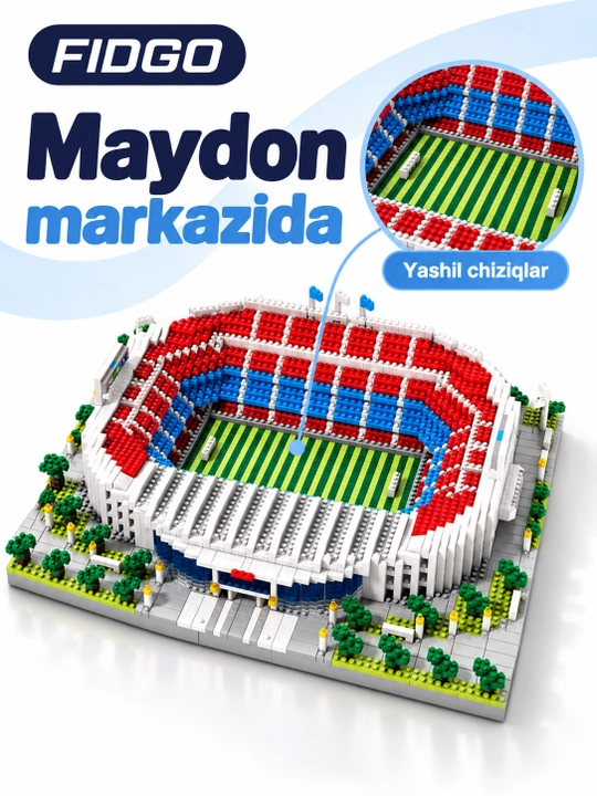 FIDGO futbol stadioni konstruktori, Camp Nou va Bernabeu modellari