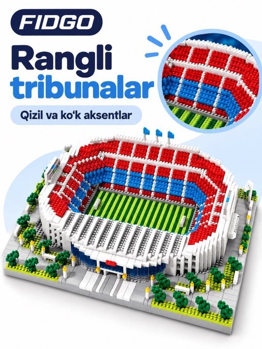 FIDGO futbol stadioni konstruktori, Camp Nou va Bernabeu modellari