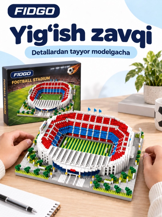 FIDGO futbol stadioni konstruktori, Camp Nou va Bernabeu modellari