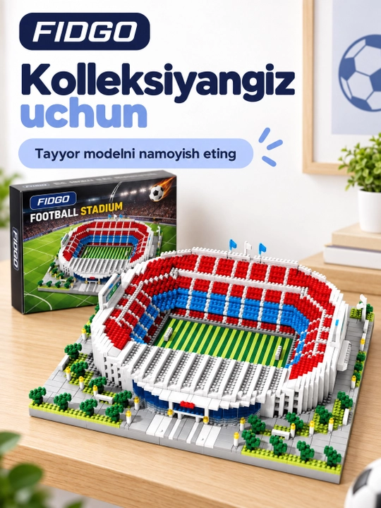 FIDGO futbol stadioni konstruktori, Camp Nou va Bernabeu modellari