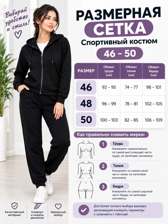 Ayollar kiyimi, ayollar sport kostyumi, oversayz, (44-48) o‘lcham, sport va sayr uchun