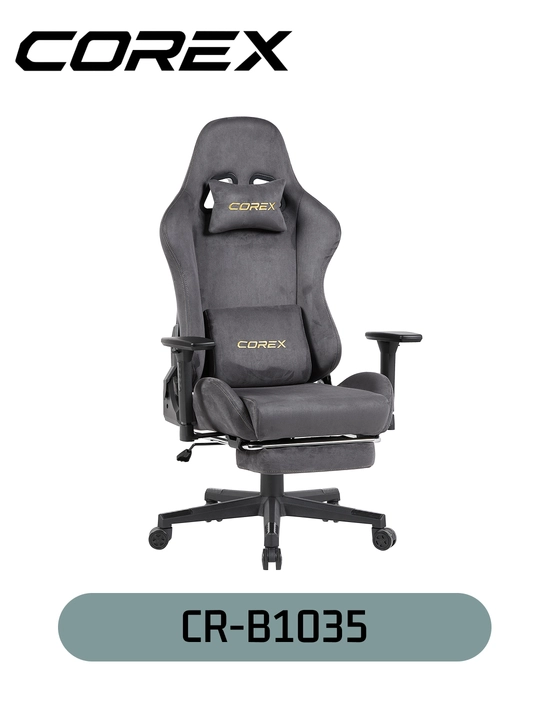 Игровое кресло Corex CR-B1035, ткань, подлокотники 2D, газлифт Class 4