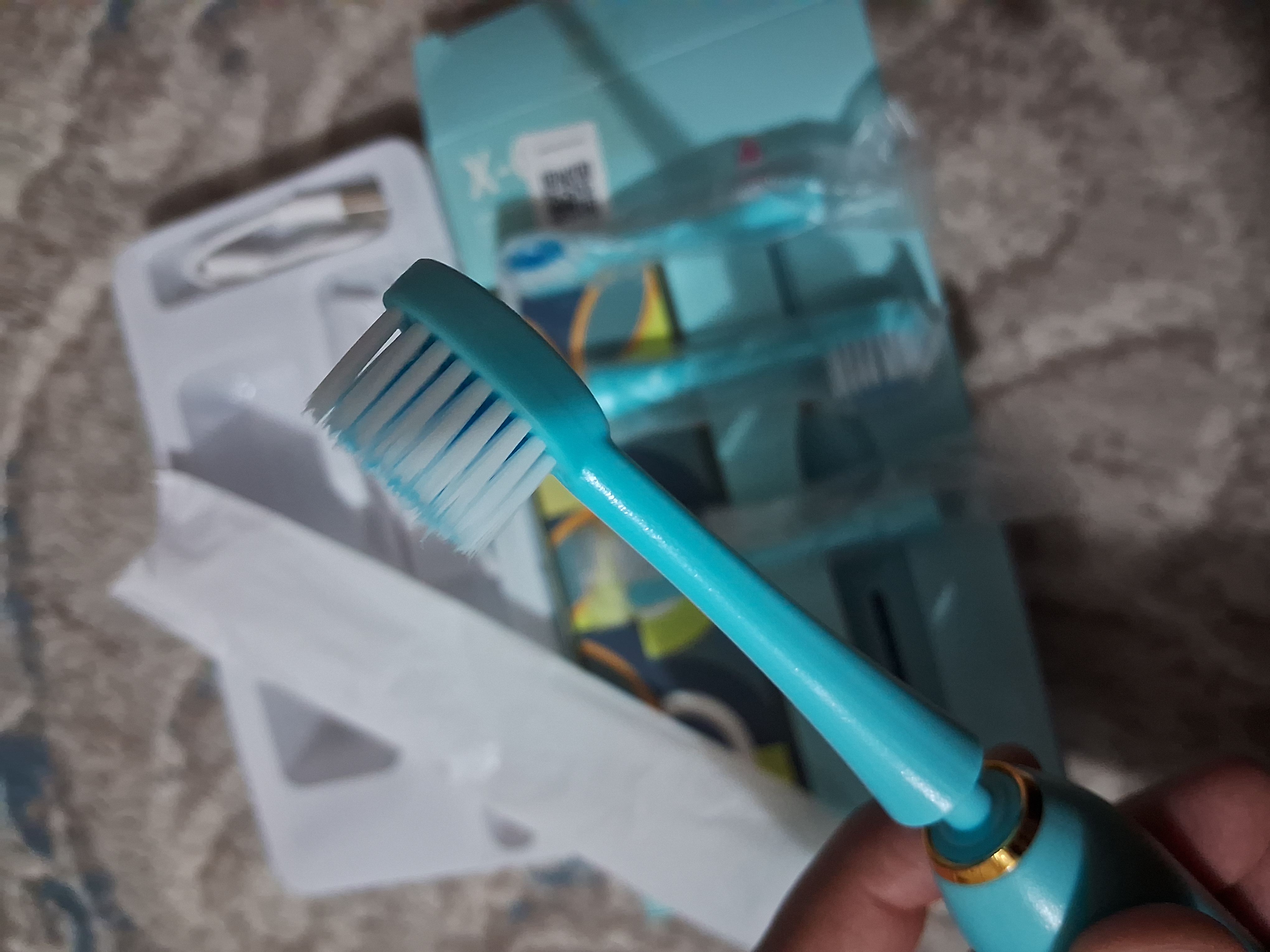 Elektr tish cho'tkasi Sonic Electric Toothbrush X-6, ovozli, 6 rejim