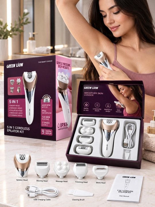 Epilyator, ayollar epilyatori, 5 in 1 epilyator, simsiz epilyator, trimmer