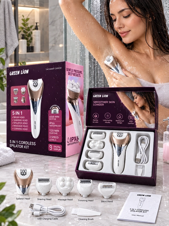 Epilyator, ayollar epilyatori, 5 in 1 epilyator, simsiz epilyator, trimmer