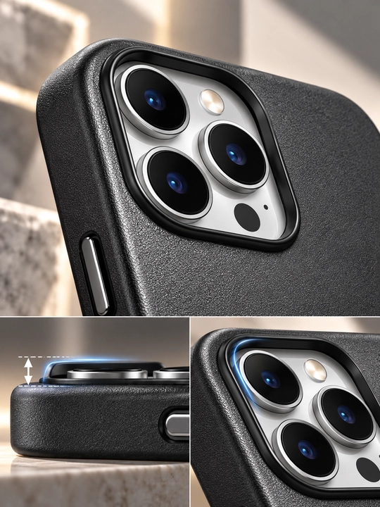 NOBLE COLLECTION Кожаный чехол для iPhone 16 Pro Max –премиальная защита и стильный дизайн