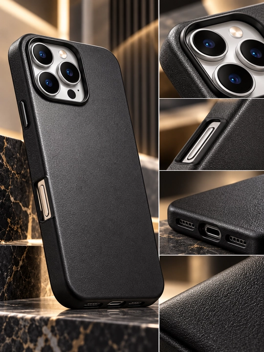 NOBLE COLLECTION Кожаный чехол для iPhone 16 Pro Max –премиальная защита и стильный дизайн