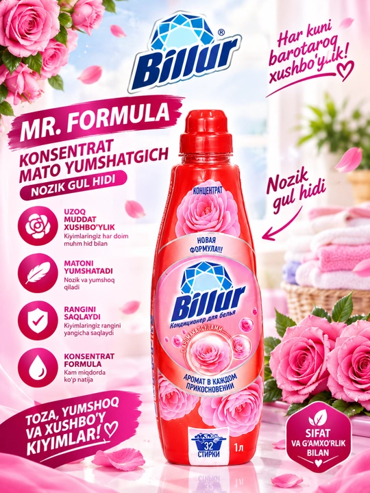 BILLUR Kir yuvish konditsioneri - 