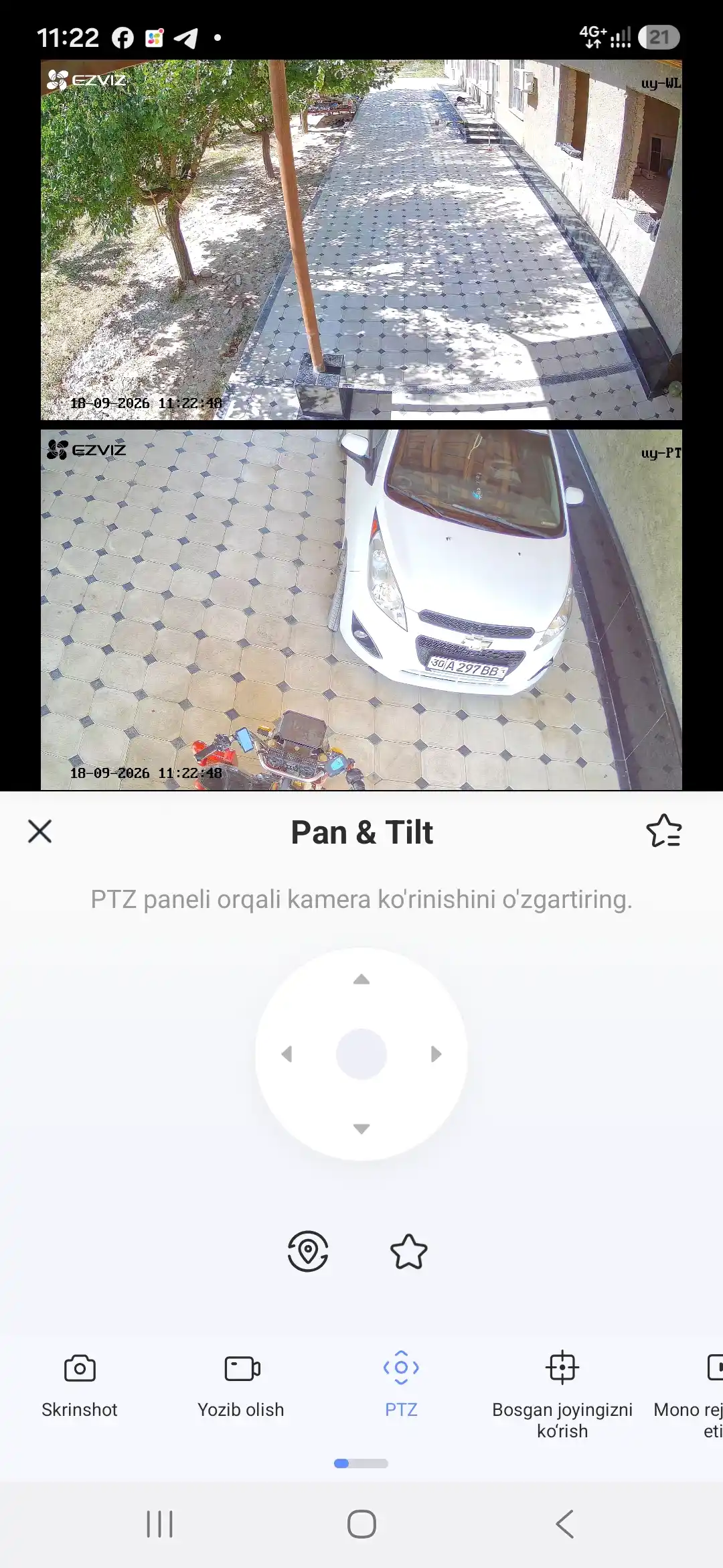 Ezviz камера H9C 3k, 5+5, Wi-Fi, двойная линза 5 Mp, цветное изображение