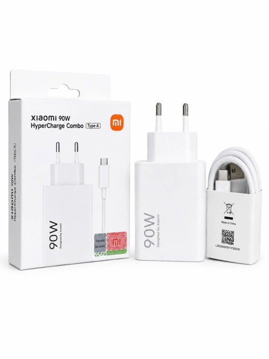 Xiaomi Turbo Max% zaryadlovchi adapter 33W/45W/67W/90W/120W, USB-A, Type-C kabel bilan
