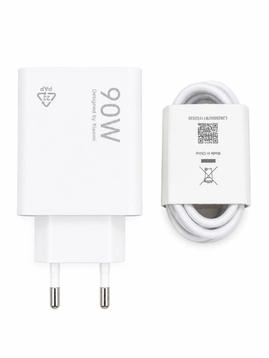 Xiaomi Turbo Max% zaryadlovchi adapter 33W/45W/67W/90W/120W, USB-A, Type-C kabel bilan