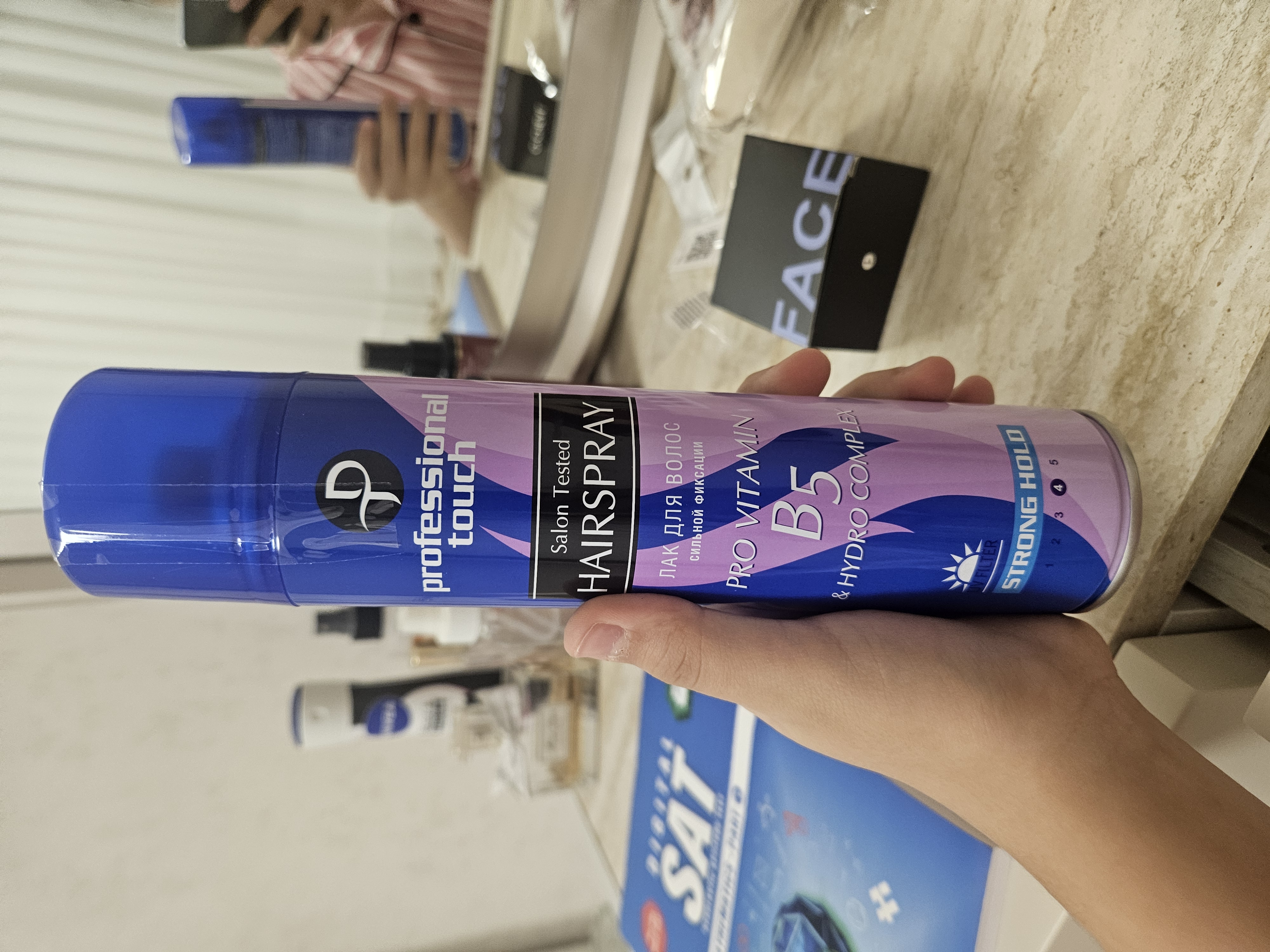 Лак для волос Professional Touch, сильная фиксация, 265 мл