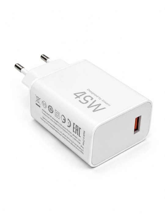 Xiaomi Turbo Max% zaryadlovchi adapter 33W/45W/67W/90W/120W, USB-A, Type-C kabel bilan