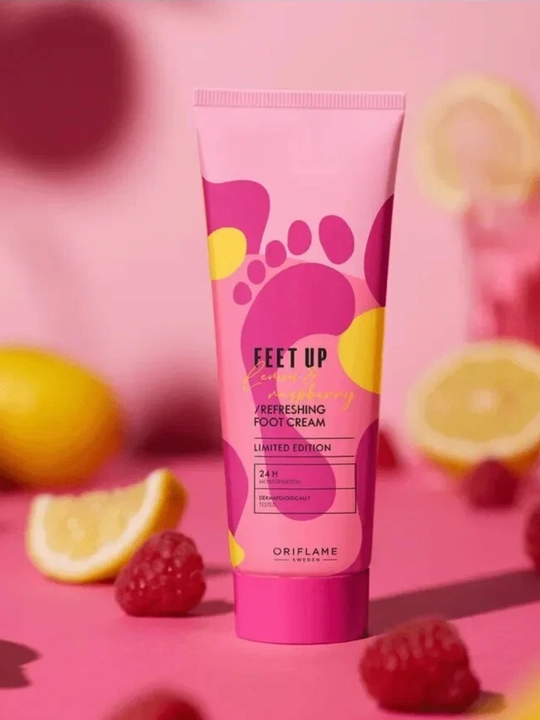 Feet Up limon va malina ekstraktlari bilan oyoqlar uchun tetiklantiruvchi krem - 