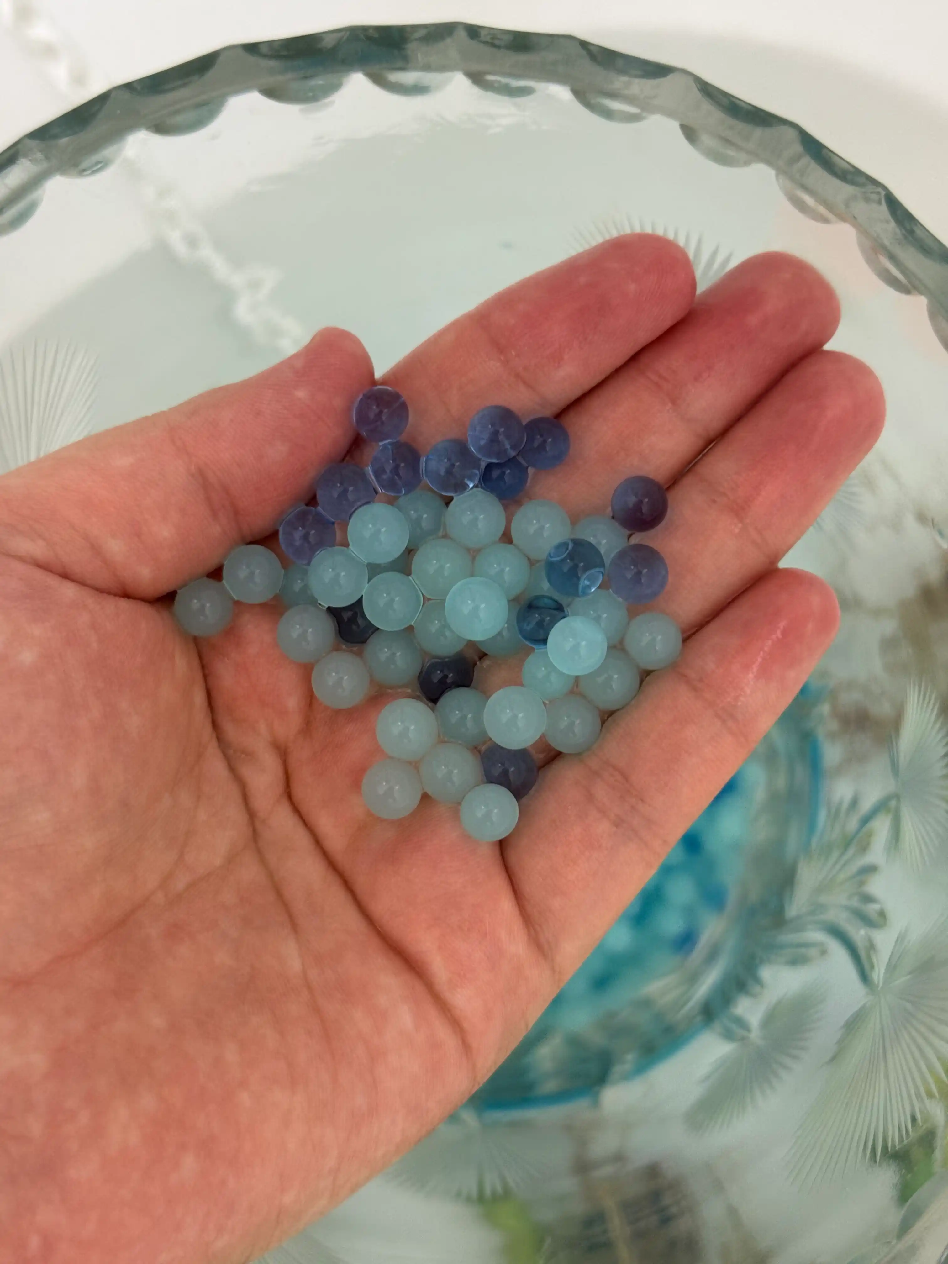 Orbiz o'qlari, gidrogel, 7-8mm, 25gr, 5000+ dona, suvda kattalashadigan
