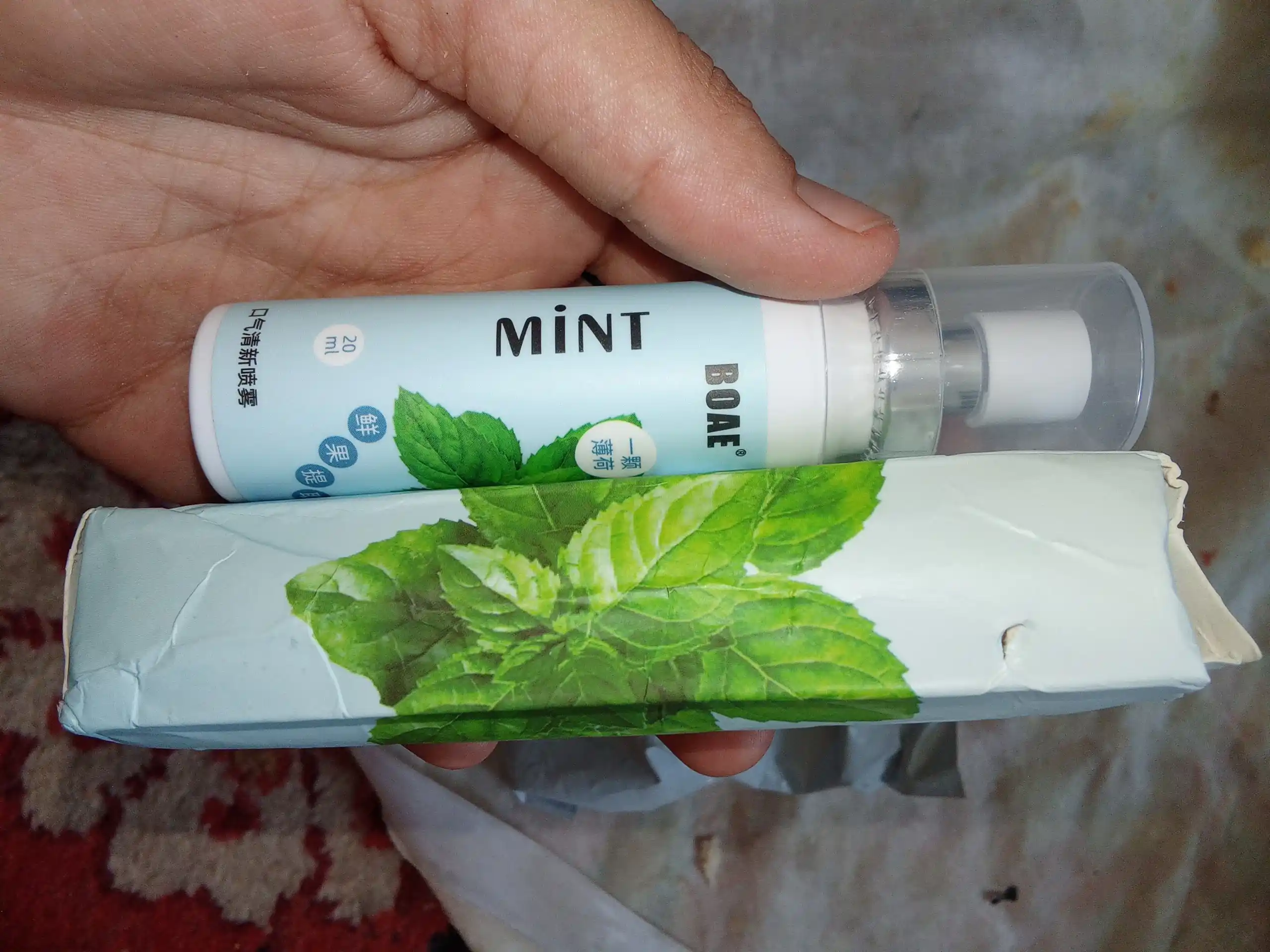 BOAE og'iz bo'shlig'i uchun sprey 20 ml - Nafasni yangilovchi sprey - Turli ta'mlar