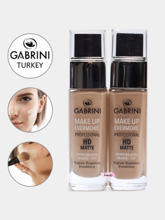 Матирующий тональный крем Gabrini HD Matte Make Up Evermore foundation, 30 мл - 