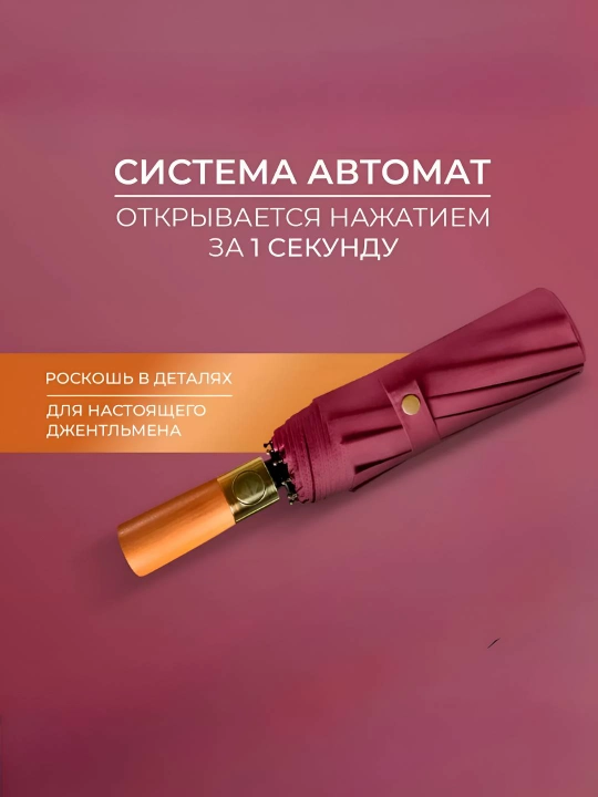 Avtomat soyabon, shamol va yomg'irga chidamli, mustahkam, prujinali, 10 juftli spitsa