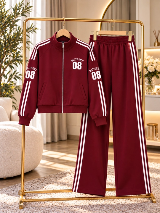 Ayollar sport kostyumi dvoyka, 2 qismli, kuzgi, zamonaviy, qulay va kundalik kiyim 48-50