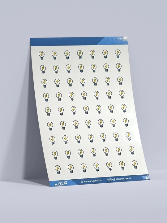 Elektrika uchun Great Mark markirovka stikerlari. 5 varoq, 315 stikerlar