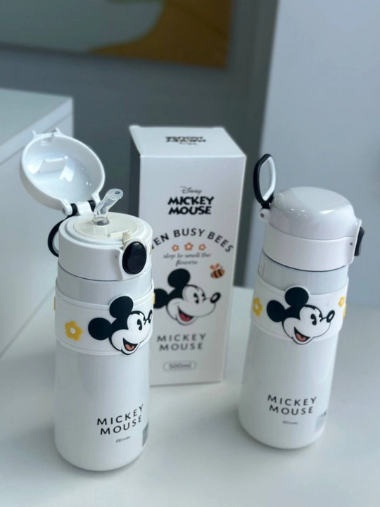 Детский термос Disney Mickey Mouse с кнопкой, 500 мл