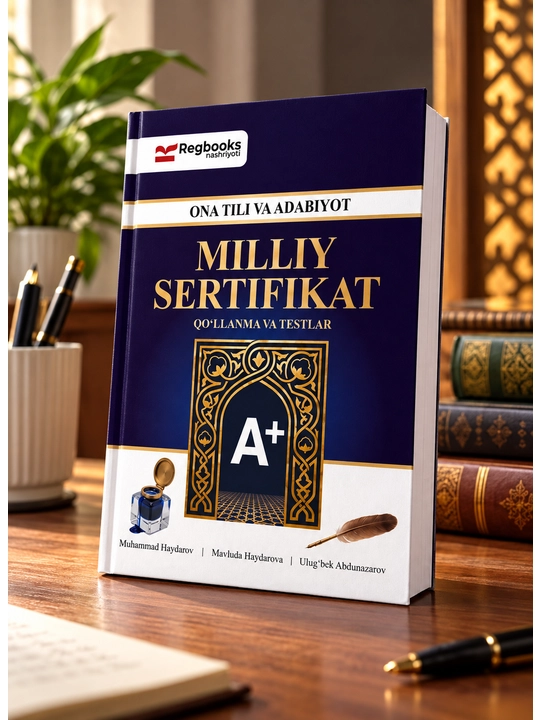 Kitob Ona tili va adabiyot Milliy sertifikat A+, Regbooks, 512 sahifa - 