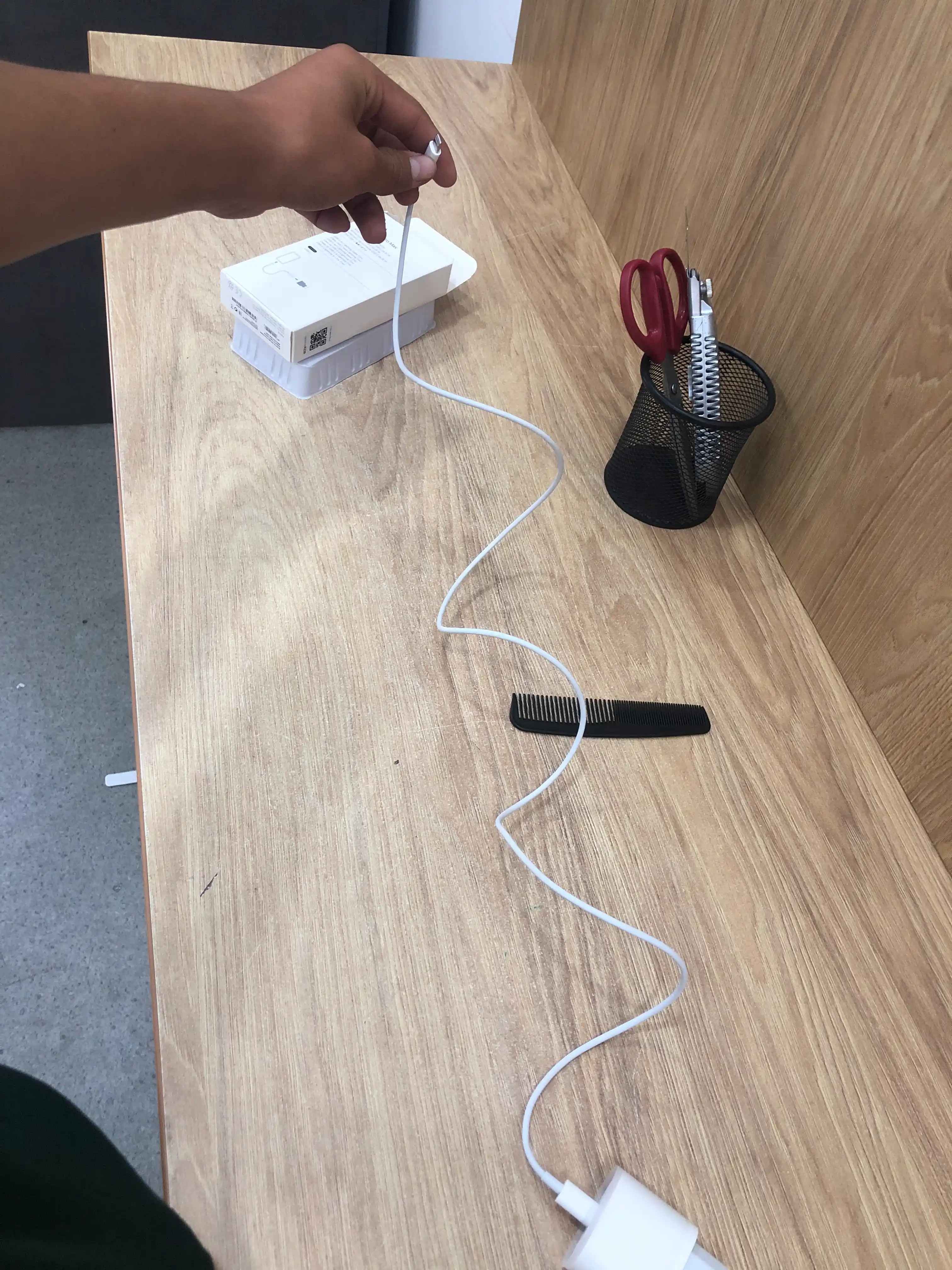 Зарядное устройство для iPhone, быстрая зарядка 20 Вт, с кабелем Type-C — Lightning