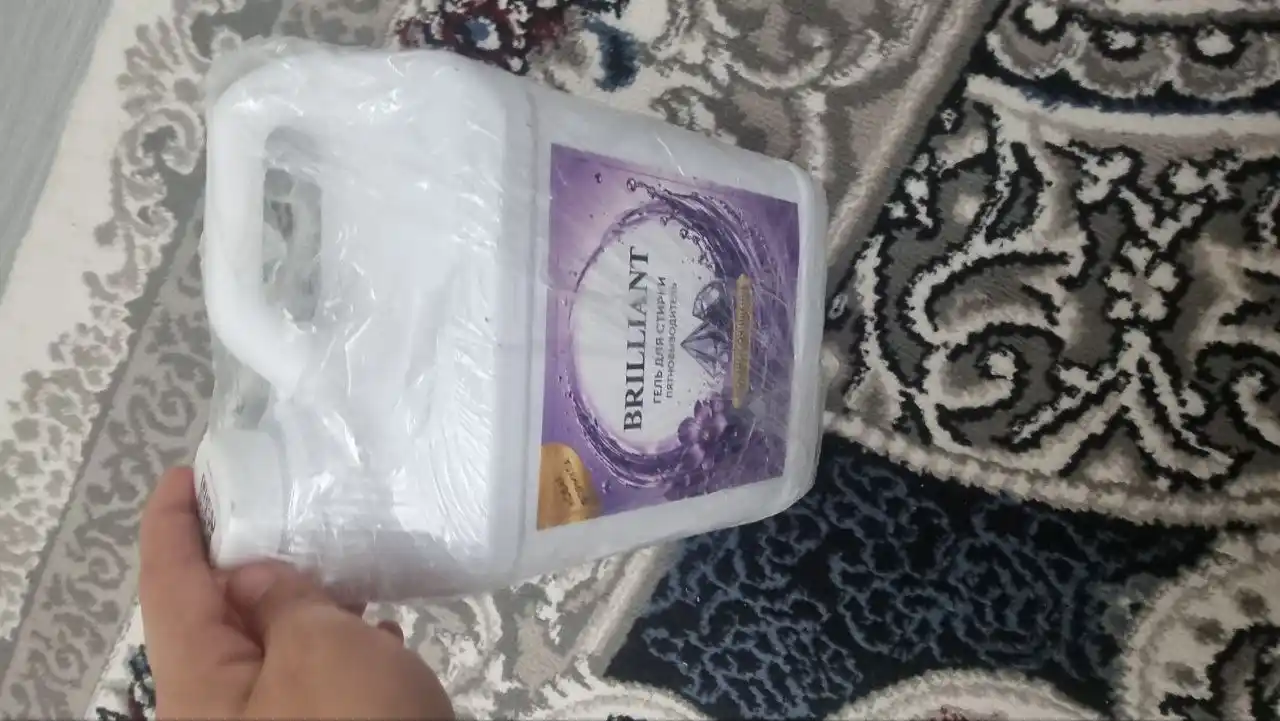 Brilliant kir yuvish geli, avtomatik suyuq kir yuvish kukuni, rangni saqlaydigan, 3 kg