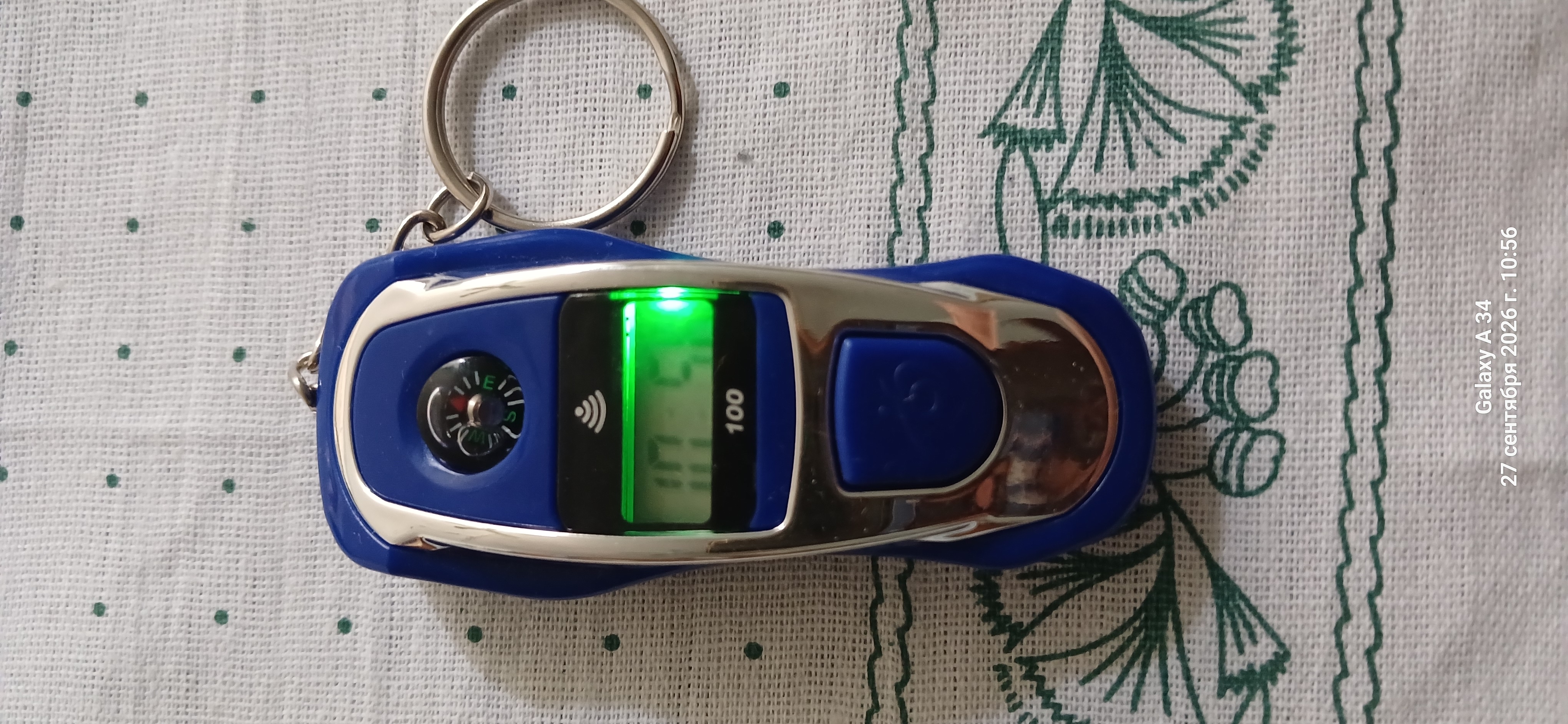 Elektron tasbeh-brelok kompas bilan, LCD displeyni zikr hisoblagichi